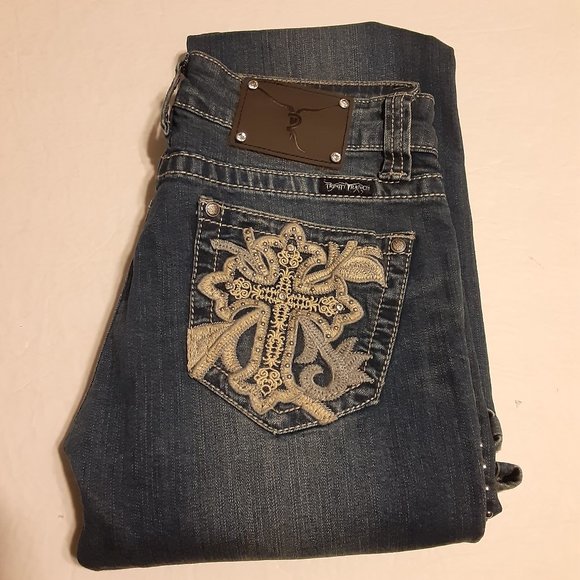 Trinity Ranch Women's Embellished Studded Jeans Size 5 - Picture 1 of 11